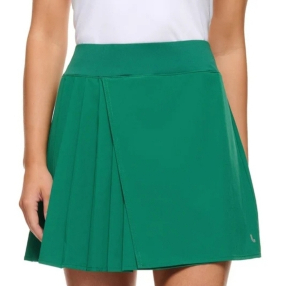 XL • Lole • Asymmetrical Pleated Skort - Vibrant Green